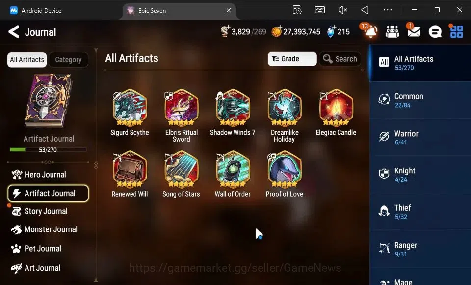 Epic Seven Accounts GLOBAL Unverif|New Era|6 ML(DB Senya,SE Celine,Str image 8