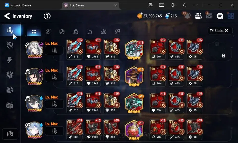 Epic Seven Accounts GLOBAL Unverif|New Era|6 ML(DB Senya,SE Celine,Str image 9
