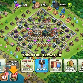 Clash of Clans Accounts High-End LV 131|TH 13-BH 8|HH 7|Limited Skin|BK 46,AQ 50,GW 31,MP 40,RC 10|BM 12,BC 16|Free CN