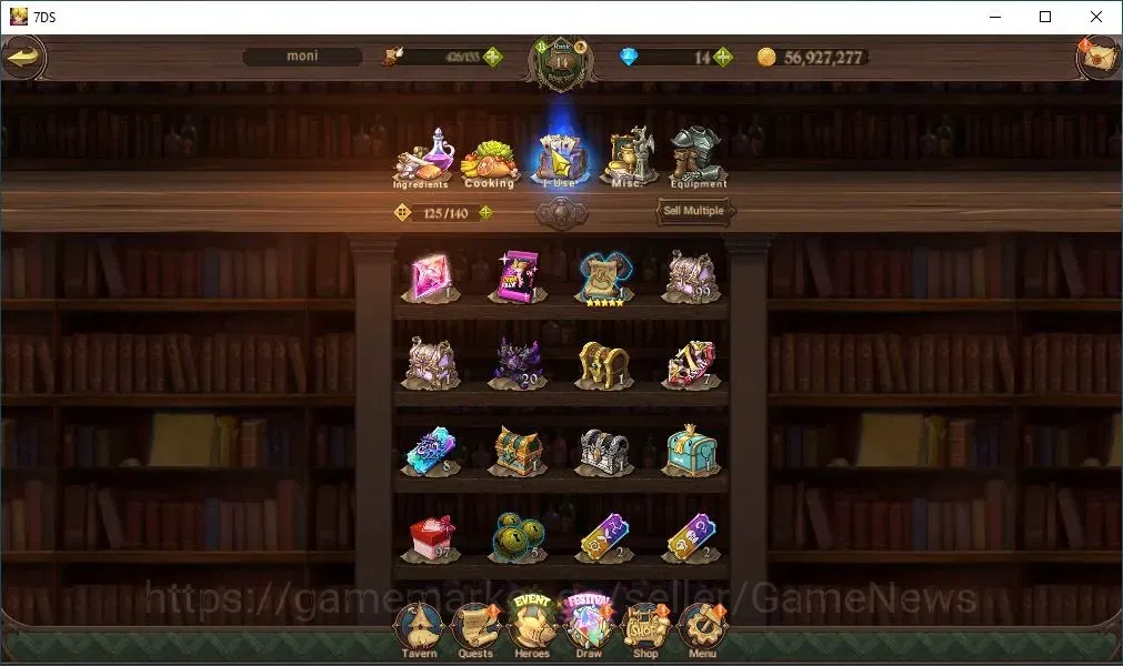 The Seven Deadly Sins: Grand Cross Accounts Global|1,1M CC|1 UR Selector ON|1 LR+6 UR+Collab R image 15