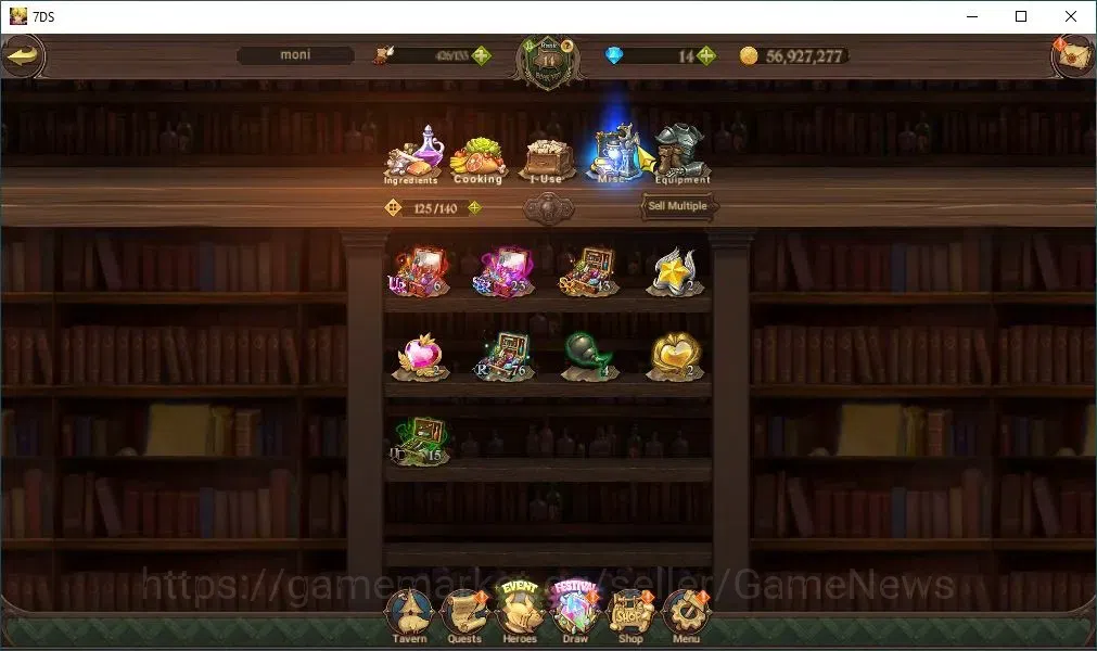 The Seven Deadly Sins: Grand Cross Accounts Global|1,1M CC|1 UR Selector ON|1 LR+6 UR+Collab R image 16