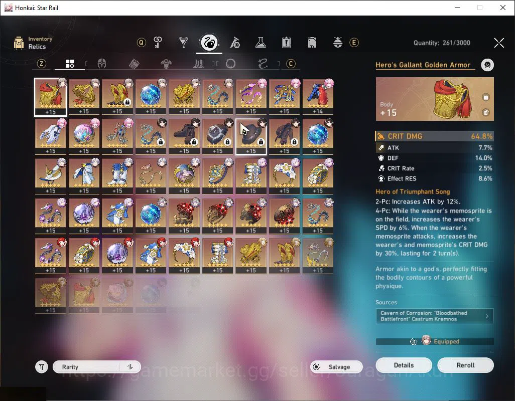 Honkai Star Rail Accounts End Game Asia|TL 70|17 5