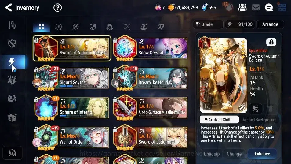Epic Seven Accounts GLOBAL|New Era|7 ML(Har setti,DK Sharun,DD Ray,Etc image 13