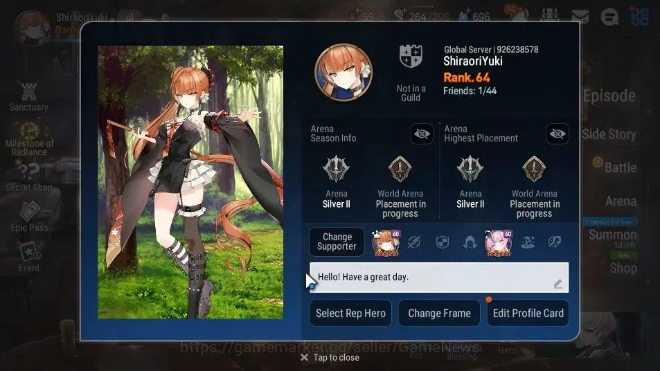 Epic Seven Accounts GLOBAL|New Era|7 ML(Har setti,DK Sharun,DD Ray,Etc image 2