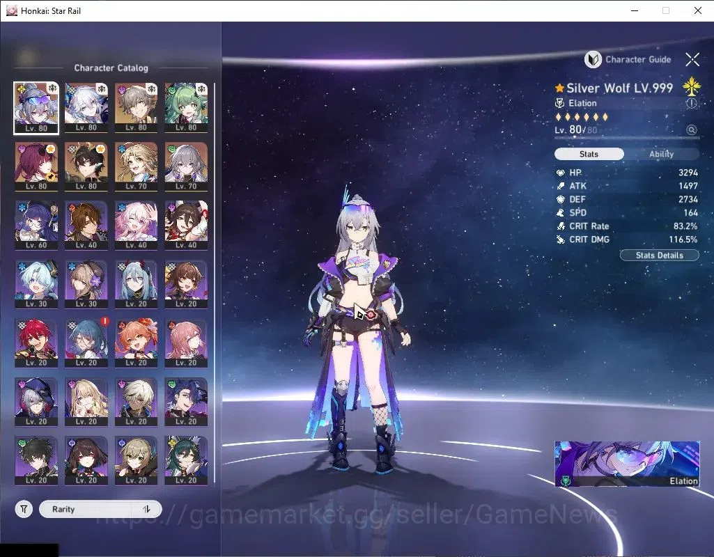 Honkai Star Rail Accounts Asia|TL 61|5 Limited|Silver Wolf 999+Signature,Yao image 4