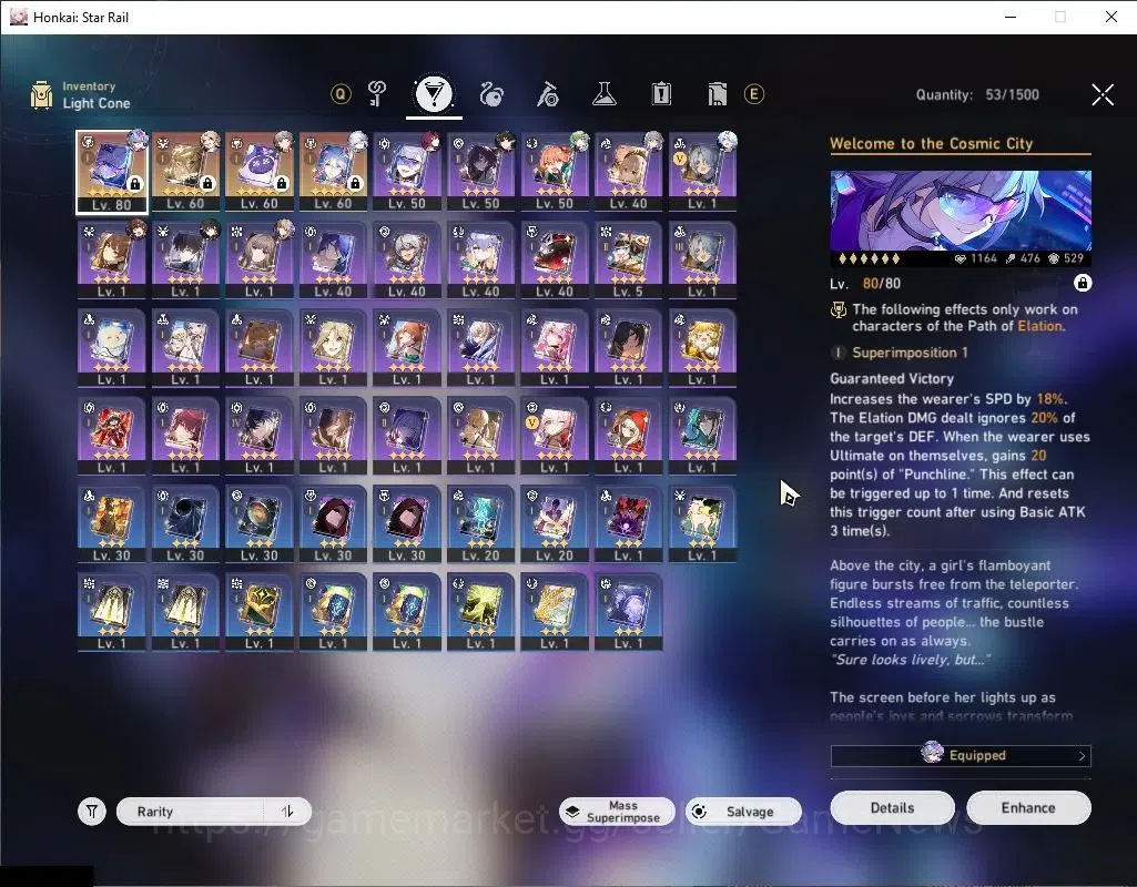 Honkai Star Rail Accounts Asia|TL 61|5 Limited|Silver Wolf 999+Signature,Yao image 6