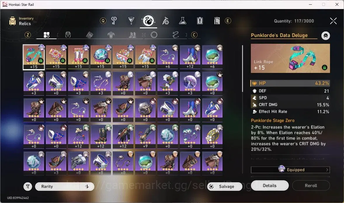 Honkai Star Rail Accounts ASIA | TL 33 | 8 LIMIT | SILVER WOLF | YAO GUANG | image 10