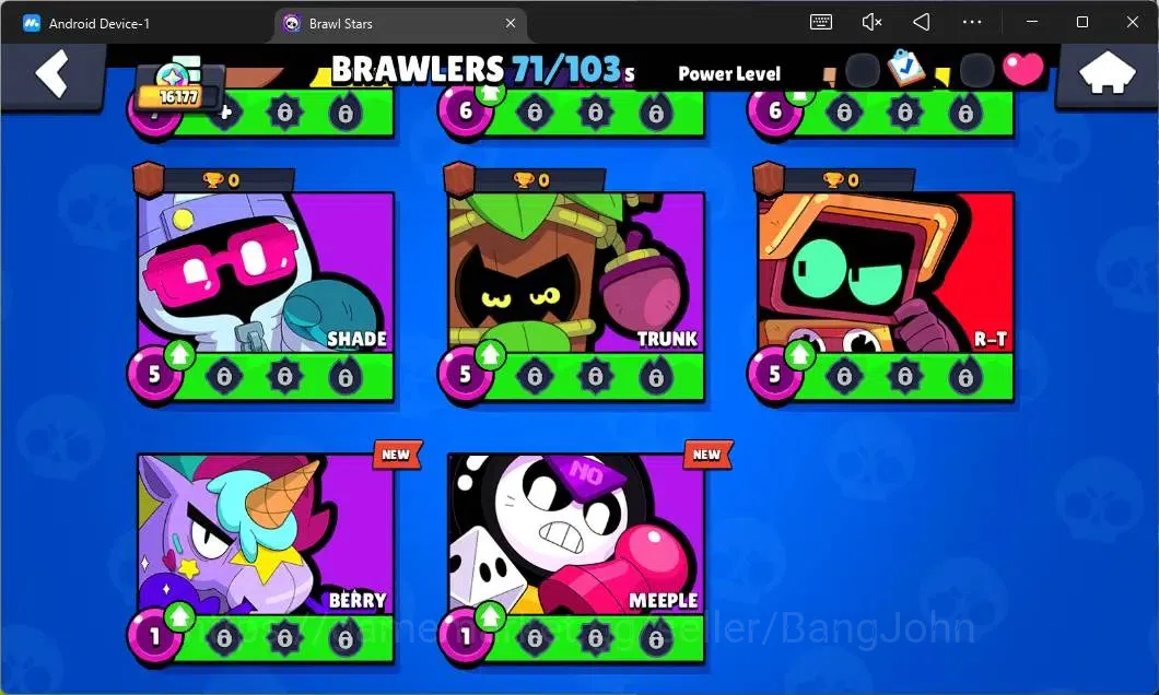 Brawl Stars Accounts Global|16177 Thropy|71 Brawler|5 Max Hypercharge|S image 16