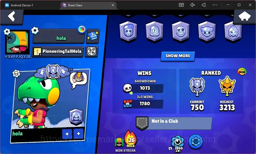 Brawl Stars Accounts Global|16177 Thropy|71 Brawler|5 Max Hypercharge|S image 3