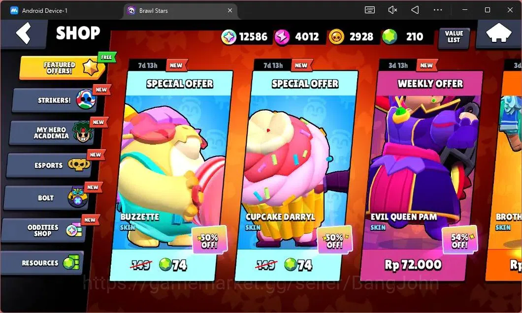 Brawl Stars Accounts Global|16177 Thropy|71 Brawler|5 Max Hypercharge|S image 4