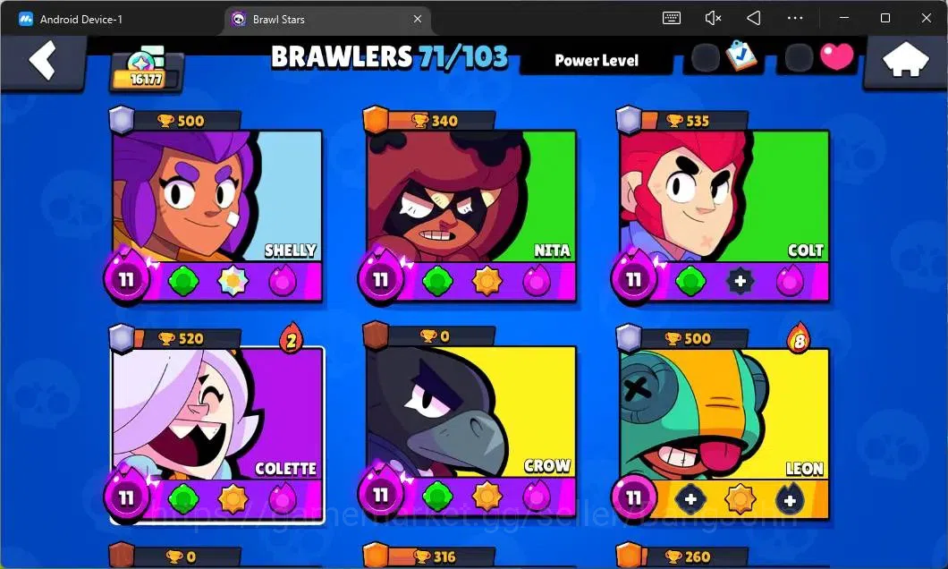 Brawl Stars Accounts Global|16177 Thropy|71 Brawler|5 Max Hypercharge|S image 5