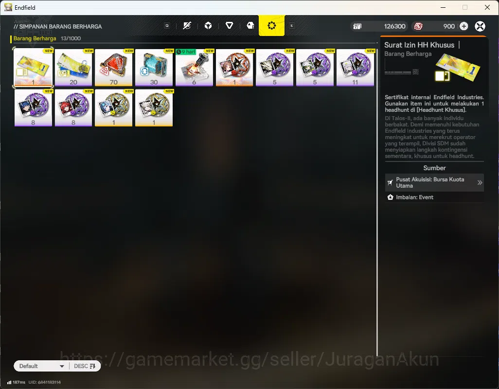 Arknights: Endfield Accounts NA/EU|Starter Limited Laevataion + Ardelia + 8SR ( image 4