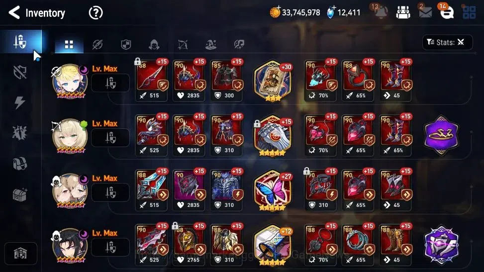 Epic Seven Accounts GLOBAL Unverif|New Era|21 ML(SN Yulha,Rhianna&Luci image 14