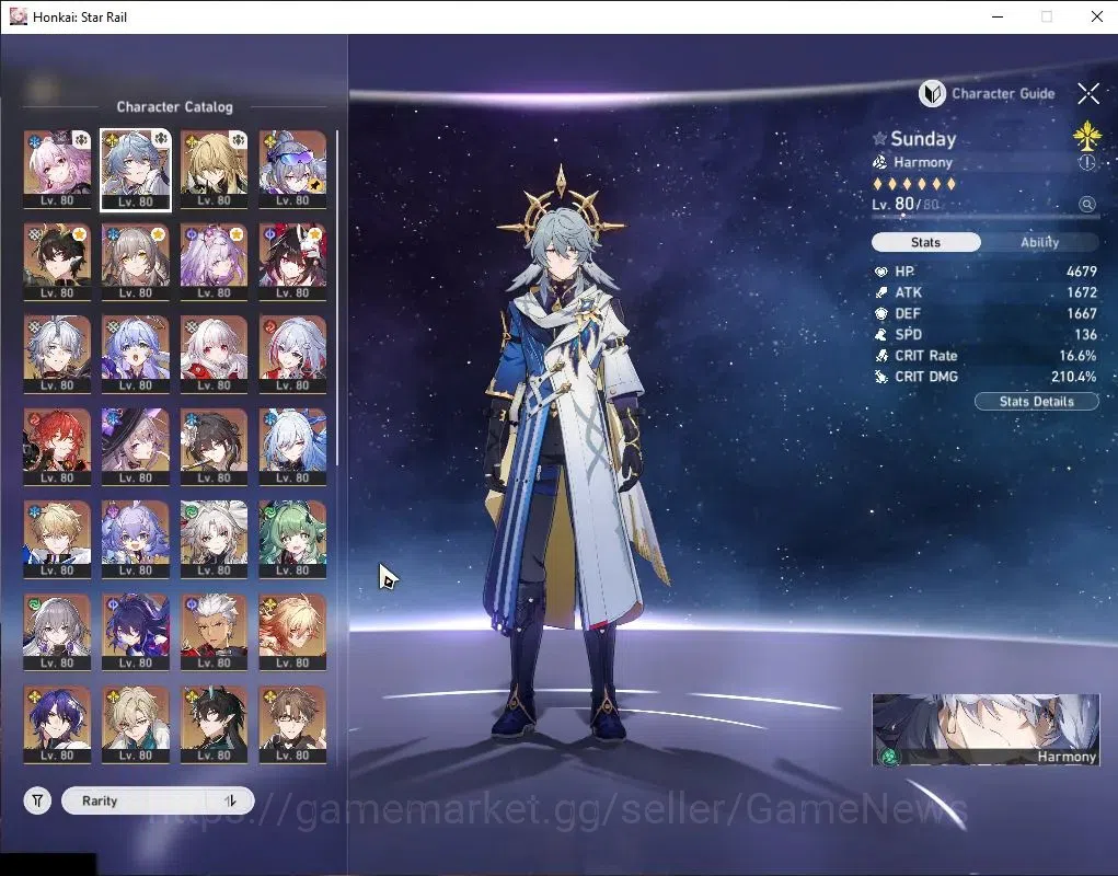 Honkai Star Rail Accounts Asia|TL 70|1,8K SJ|20 Limited|[The Herta,Sunday,Ev image 4