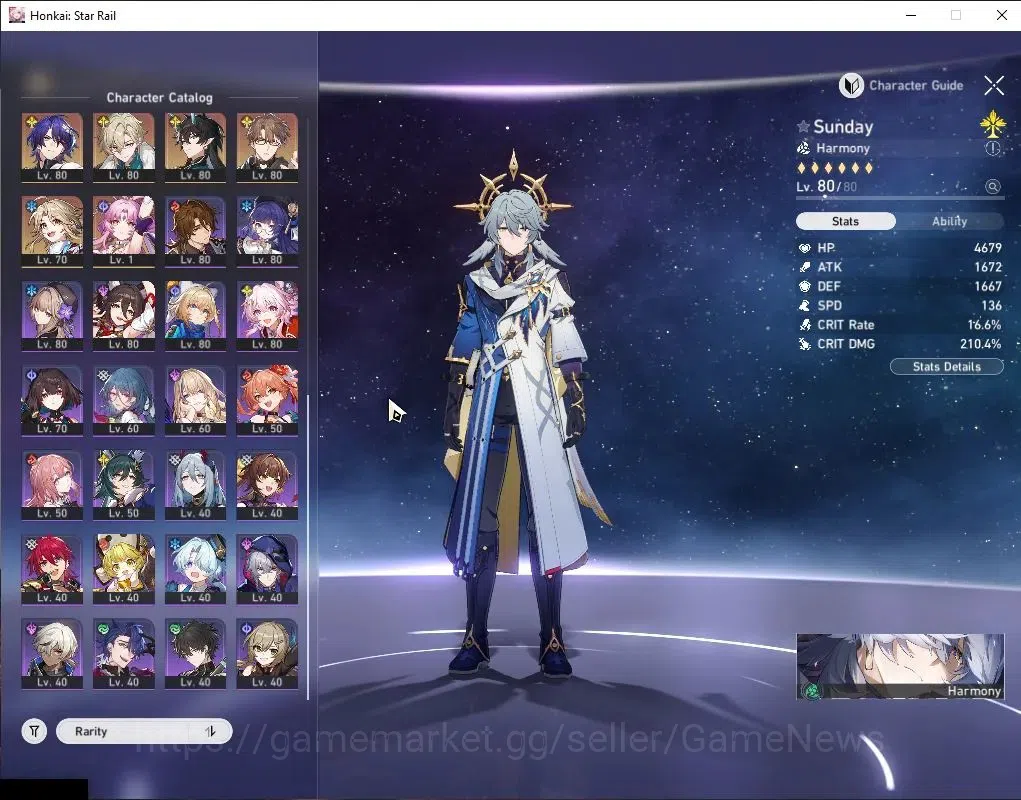 Honkai Star Rail Accounts Asia|TL 70|1,8K SJ|20 Limited|[The Herta,Sunday,Ev image 5