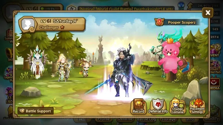 Summoners War: Sky Arena Accounts GLOBAL Lv 61|1 LD[Lars]|61 Total NB5[Eladriel,Liam image 2