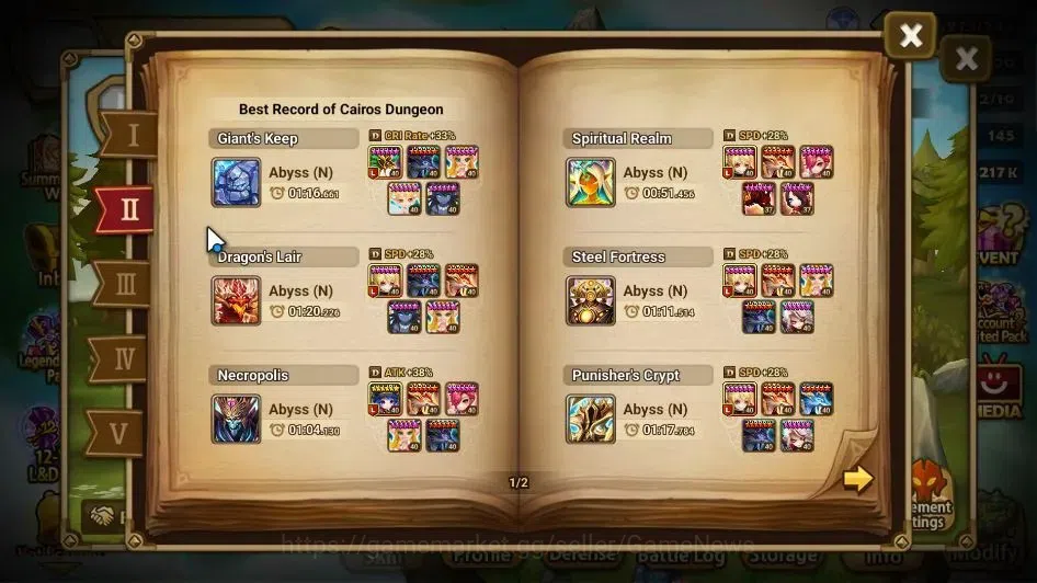 Summoners War: Sky Arena Accounts GLOBAL Lv 61|1 LD[Lars]|61 Total NB5[Eladriel,Liam image 4