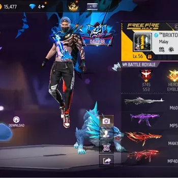 Free Fire Accounts Indonesia | 7 EVO AK47 | 2 M1887 Emerald Power + Mamba| Electrify Bunny Bp | Check SS FF1026B