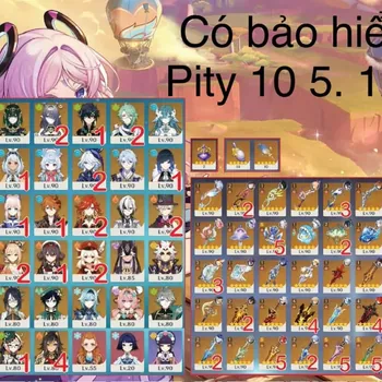 Genshin Impact Accounts Whale Asia | Whale  | 12 C6 | Meta Char Premium Team | Well build| Fast Delivery