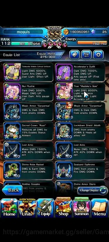 Grand Summoners Accounts Global|Rank 112|32 Ascend+12 TW|[Roy,Inumuta,Sayak image 16