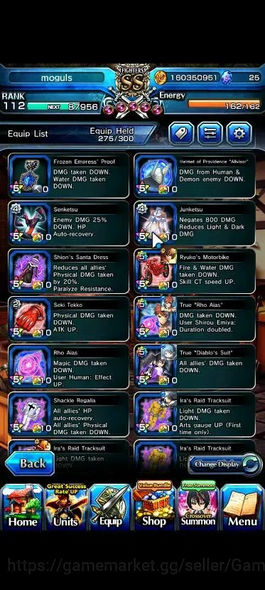 Grand Summoners Accounts Global|Rank 112|32 Ascend+12 TW|[Roy,Inumuta,Sayak image 18