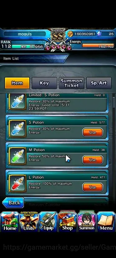 Grand Summoners Accounts Global|Rank 112|32 Ascend+12 TW|[Roy,Inumuta,Sayak image 2