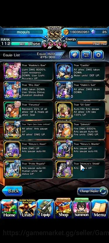 Grand Summoners Accounts Global|Rank 112|32 Ascend+12 TW|[Roy,Inumuta,Sayak image 8