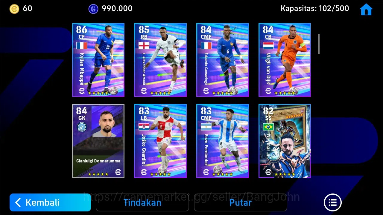 eFootball Accounts ANDROID|PW 2875|Epic Hazard, F Totti, Serginho|Sho image 4