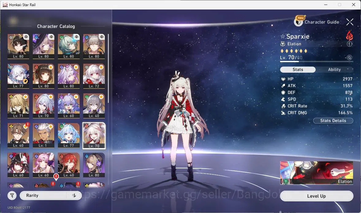 Honkai Star Rail Accounts ASIA | TL 66, dan heng, the herta, Anaya, yao guan image 12