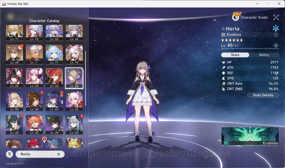Honkai Star Rail Accounts ASIA | TL 66, dan heng, the herta, Anaya, yao guan image 13