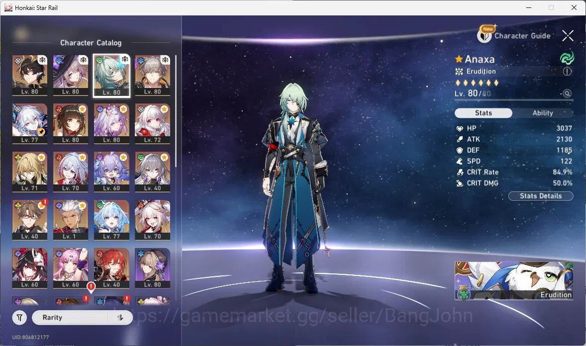 Honkai Star Rail Accounts ASIA | TL 66, dan heng, the herta, Anaya, yao guan image 4