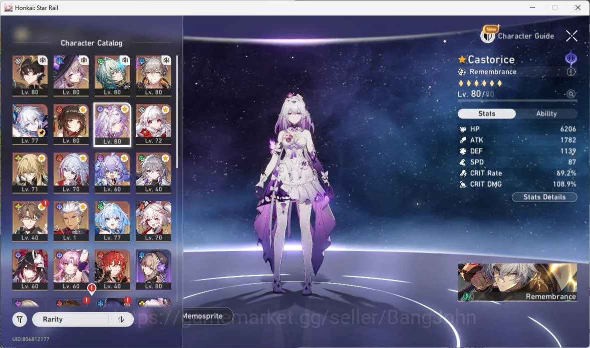 Honkai Star Rail Accounts ASIA | TL 66, dan heng, the herta, Anaya, yao guan image 7