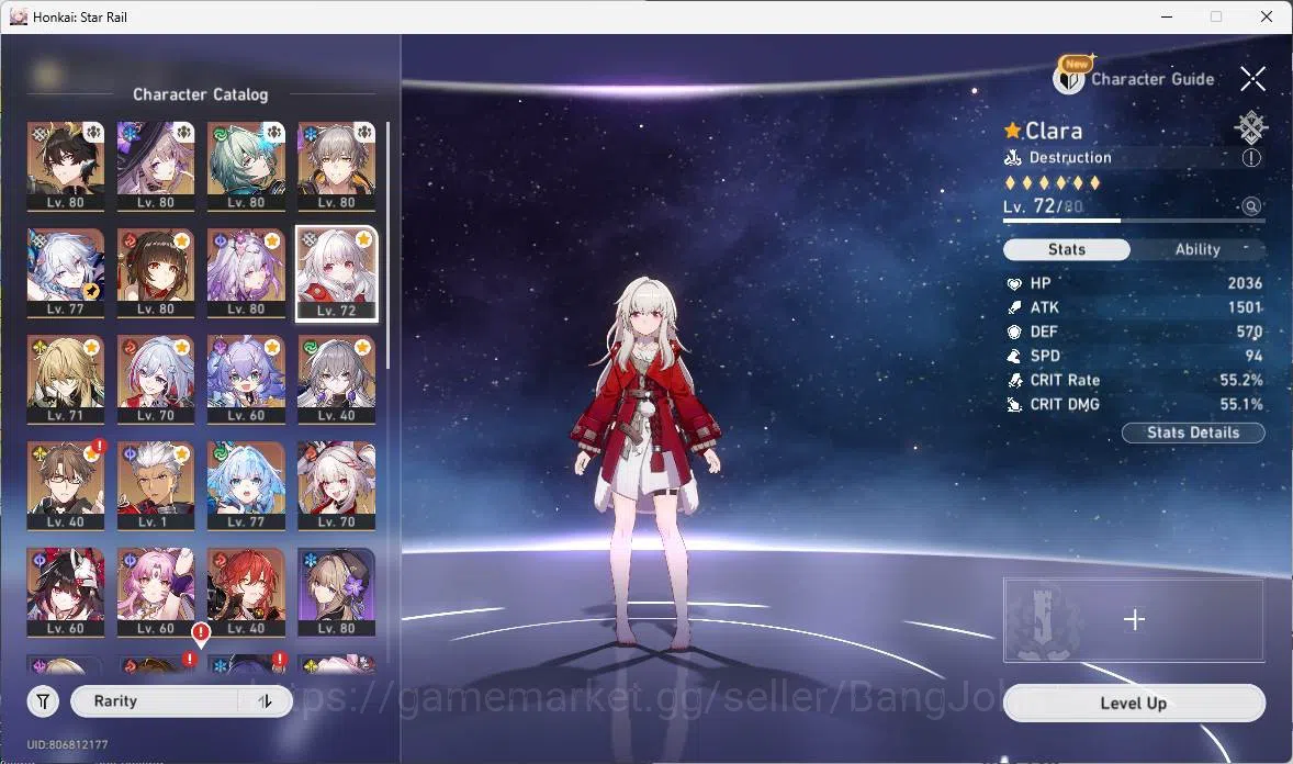 Honkai Star Rail Accounts ASIA | TL 66, dan heng, the herta, Anaya, yao guan image 8