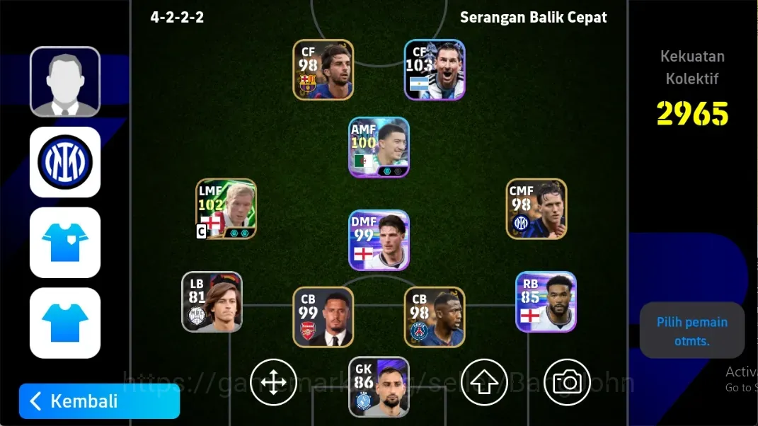 eFootball Accounts Legends & Iconic Players Android|PW 2965|EPIC Ronaldinho Atep PaulScholes,ShowTime LamineYamal 1