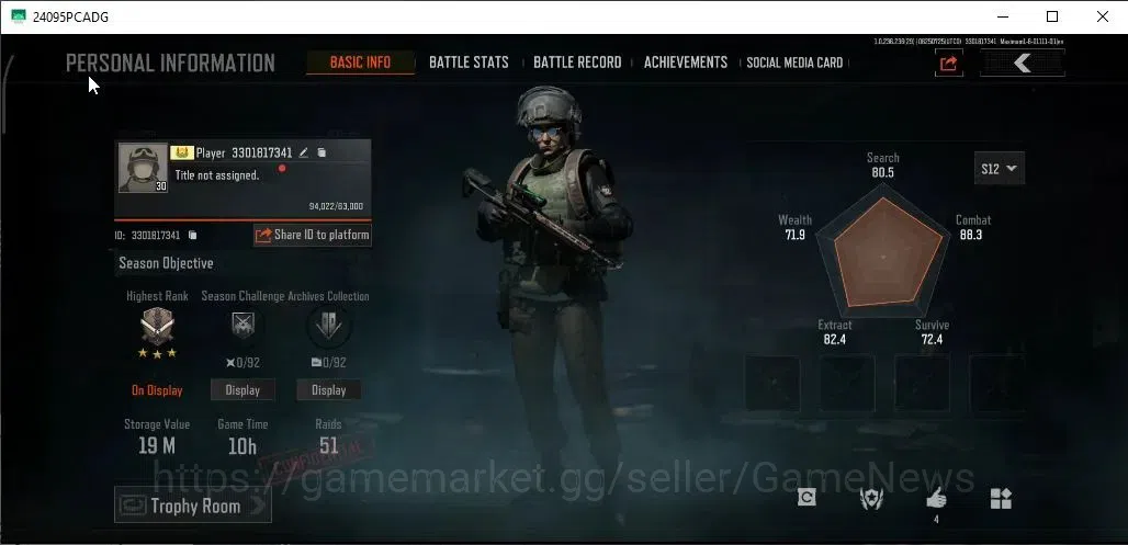 Arena Breakout Accounts MOBILE|Lvl 30|SV 19M|CV 17.5M|Rebel Glasses,GM AK- image 2
