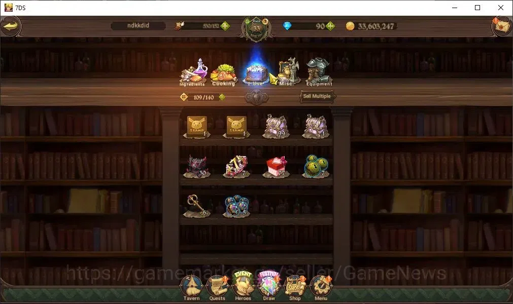The Seven Deadly Sins: Grand Cross Accounts Global|2,1M CC|90 DM|30 LS|4 LR+7 UR|Nemesis Melio image 15