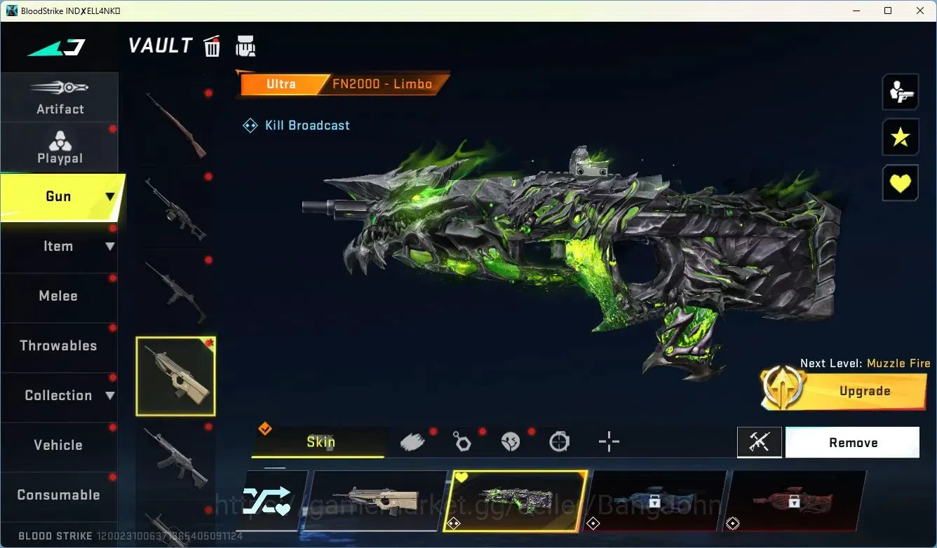 Blood Strike Accounts ASIA | Limited RPK-Vermilion Silence | 10 Legendar image 17