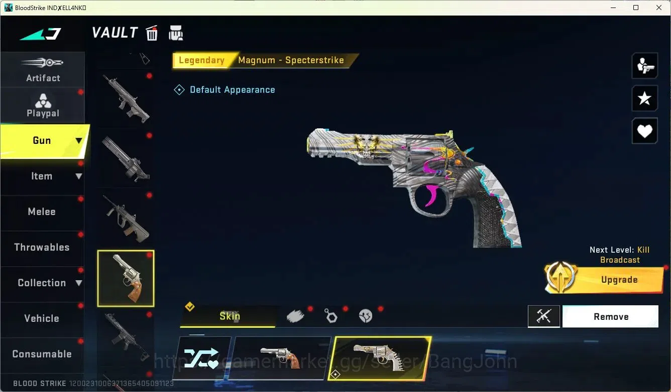 Blood Strike Accounts ASIA | Limited RPK-Vermilion Silence | 10 Legendar image 20