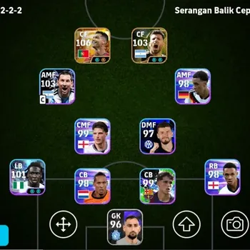 eFootball Accounts High-End Android|PW 3039|BIGT Ronaldo,Epic Aguero,Shwt Yamal Bessey Messi3Card|Coach JabareLaporta
