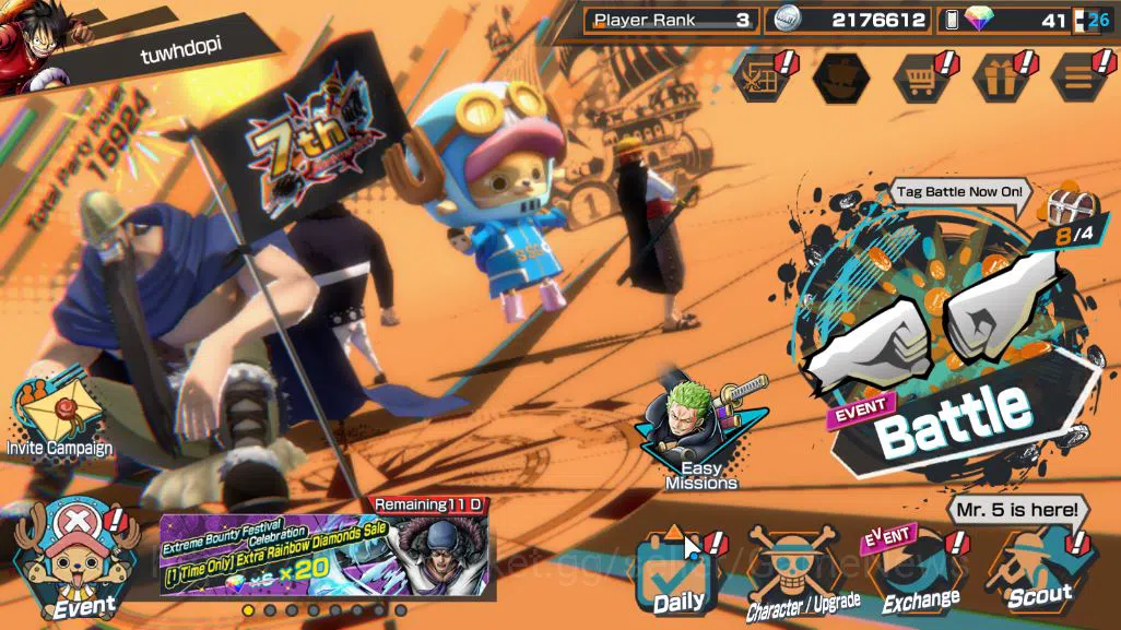 Global|4 EX|Blackbeard Pirates Kuzan,FilmZ Zephir ,5Elders St.Saturn,KOP Gol D.Roger,Etc|Rank3|LogBandai|CheckSS(OPBR1825) One Piece Bounty Rush Starter Global|4 EX|Blackbeard Pirates Kuzan,FilmZ Zephir image 1