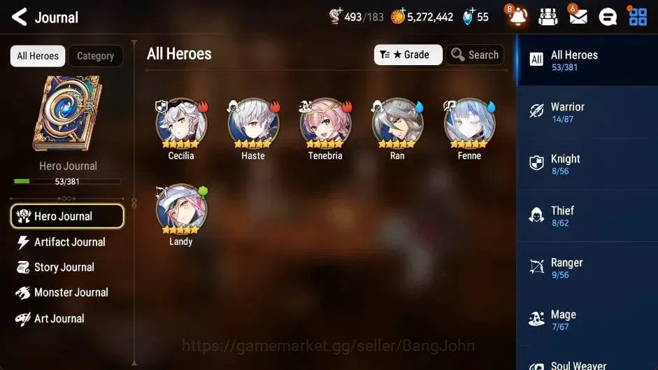 Epic Seven Accounts Global | Starter|2 ML(Lady Of The Scales, Solitari image 5