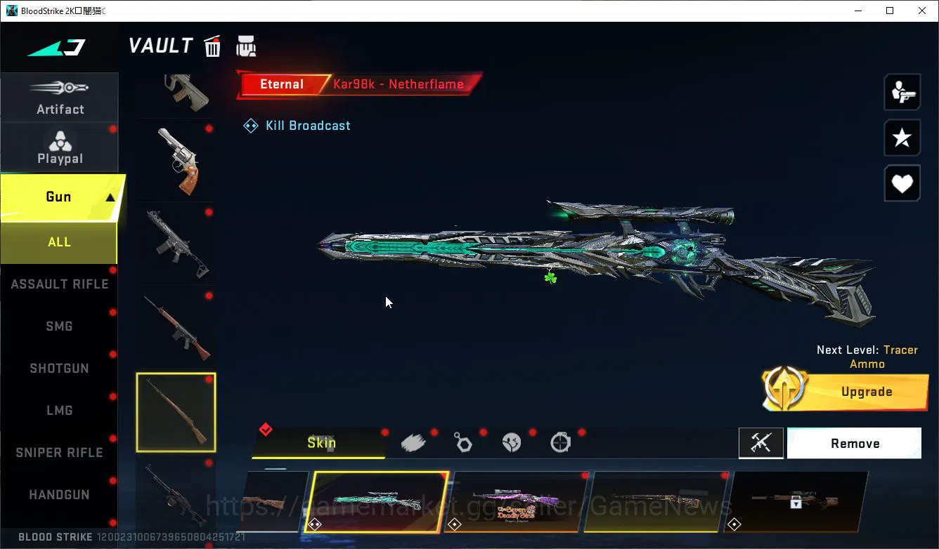 Blood Strike Accounts ASIA|ETERNAL [Lv4 AK47,Lv2(Karl98,QBZ95)]+Collab E image 14