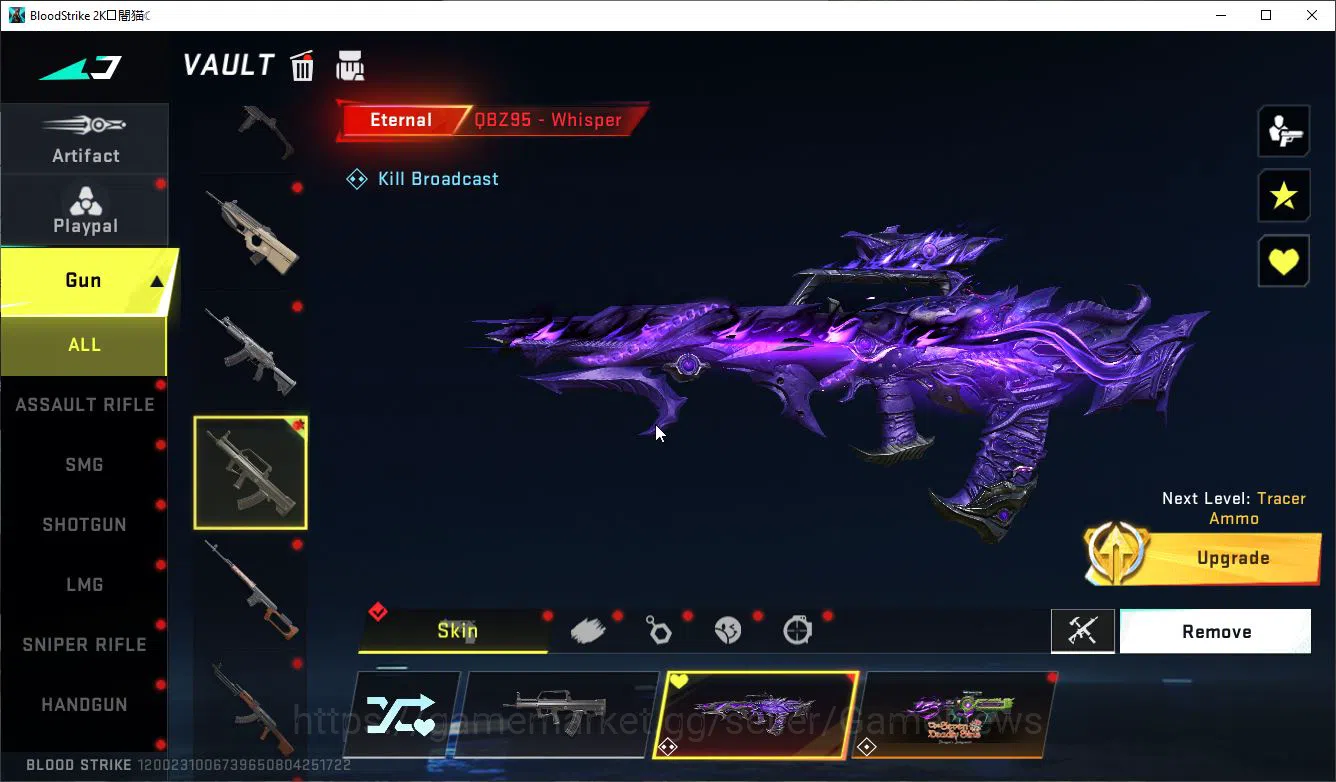 Blood Strike Accounts ASIA|ETERNAL [Lv4 AK47,Lv2(Karl98,QBZ95)]+Collab E image 16