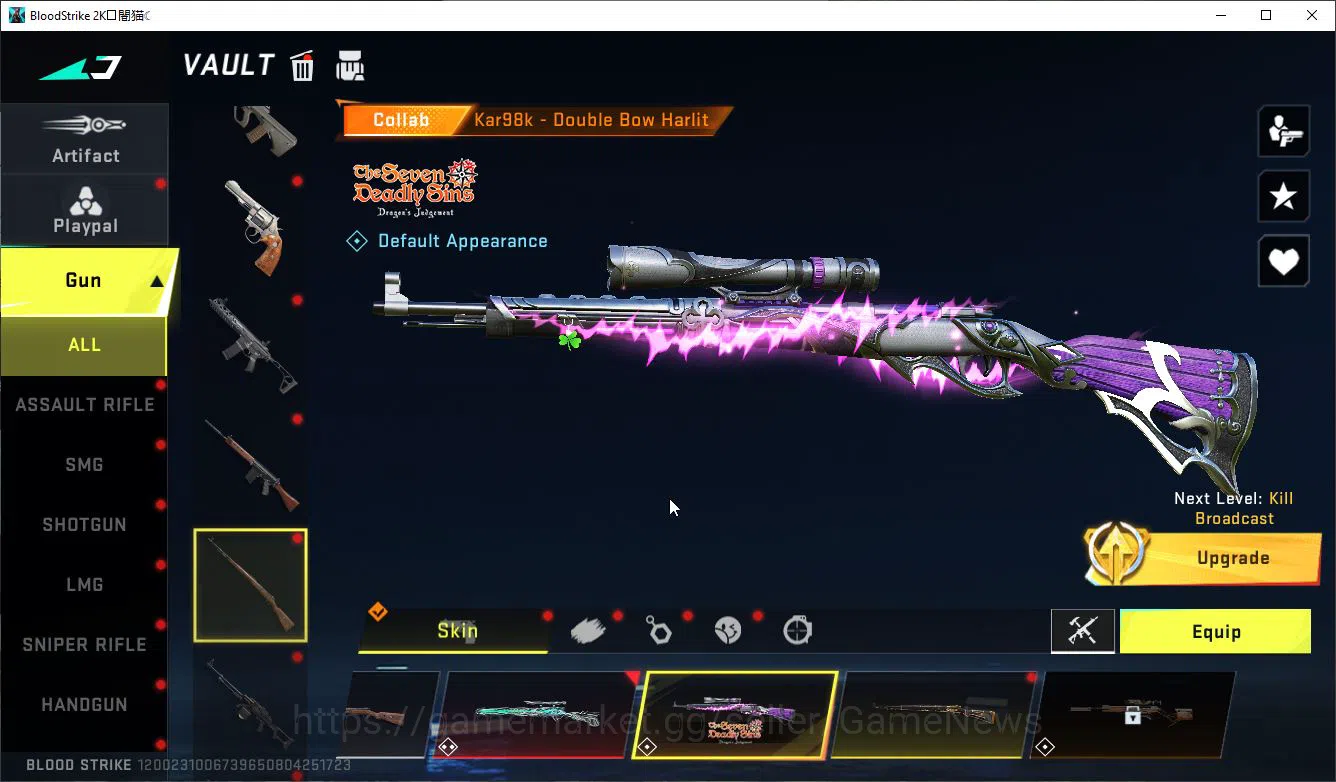 Blood Strike Accounts ASIA|ETERNAL [Lv4 AK47,Lv2(Karl98,QBZ95)]+Collab E image 19