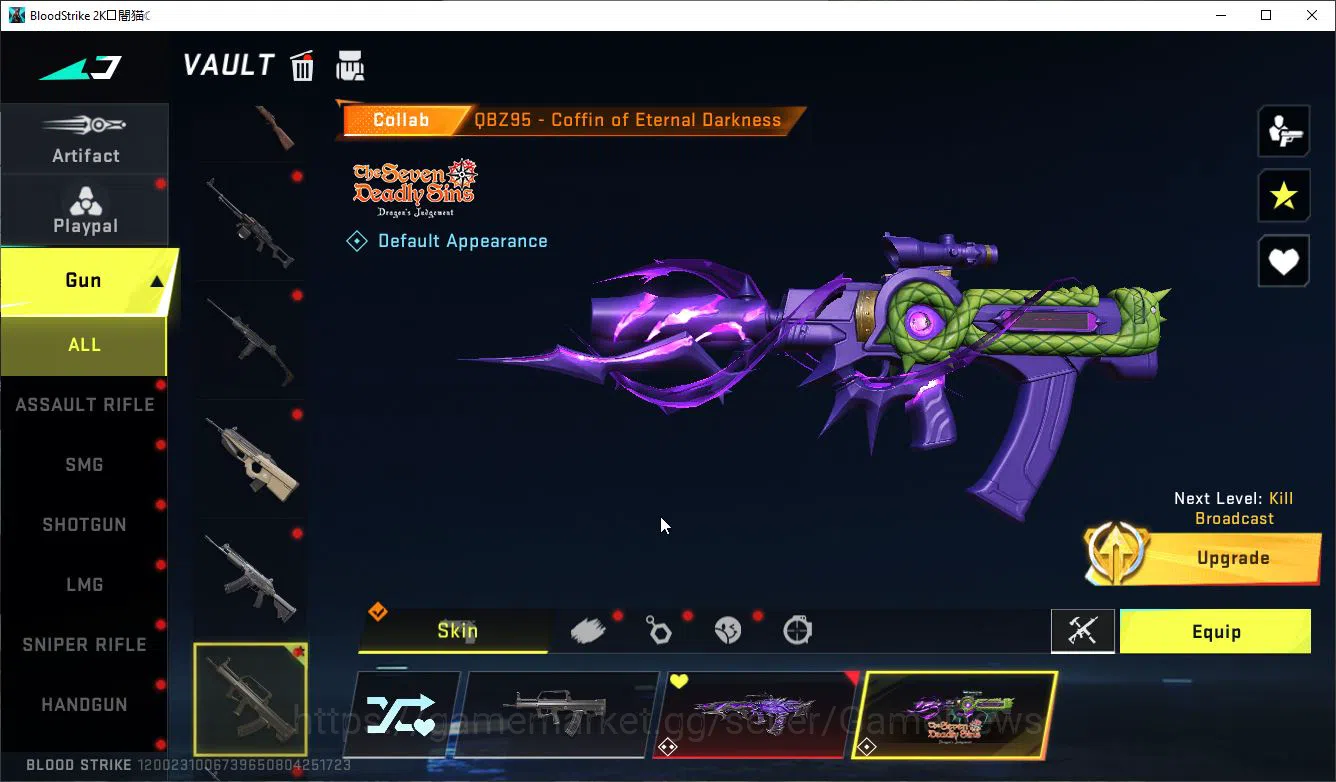 Blood Strike Accounts ASIA|ETERNAL [Lv4 AK47,Lv2(Karl98,QBZ95)]+Collab E image 20