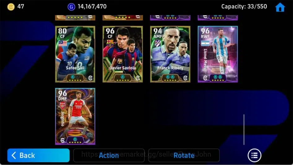eFootball Accounts Mobile|PW 3188|Frank Rijkaard BigT'90,David Beckha image 7