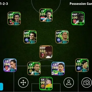 eFootball Legends & Iconic Players Mobile|PW 3188|Frank Rijkaard BigT'90,David Beckha image 1
