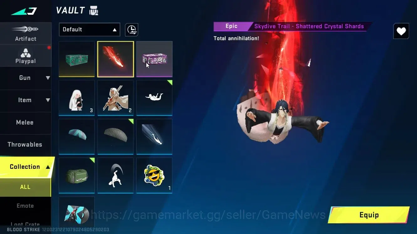 Blood Strike Accounts ASIA|Collab BLEACH [ETHAN-Byakuya]|Legendary [NOVA image 10