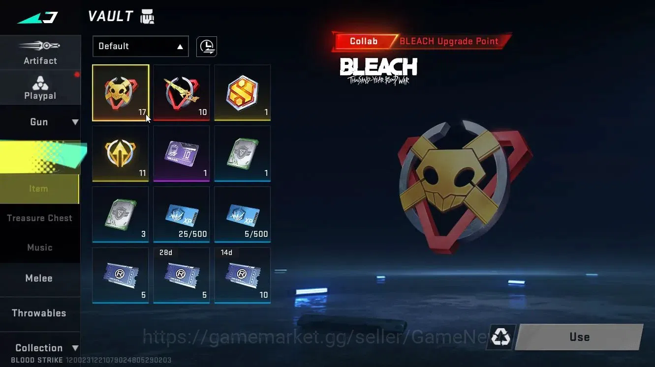 Blood Strike Accounts ASIA|Collab BLEACH [ETHAN-Byakuya]|Legendary [NOVA image 8