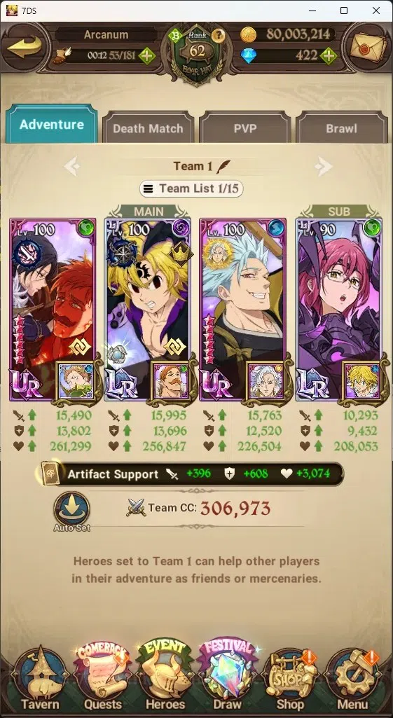 The Seven Deadly Sins: Grand Cross Accounts ASIA|3,9M CC|445 DM+1 LS|8 LR+11 UR|N Meli6/6,Roxy image 10